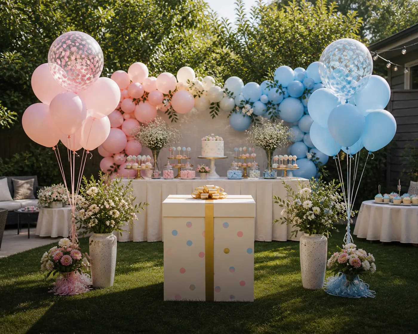 Gender reveal celebration